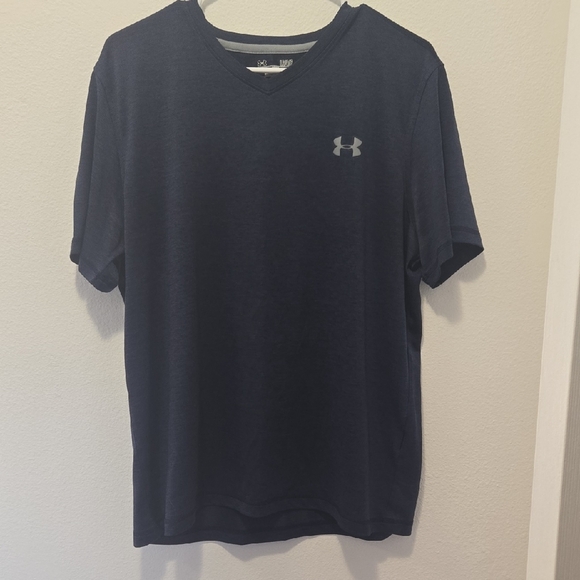 Under Armour Other - Under Armour Men's Dark Blue V-Neck Tee